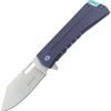 Mtech Linerlock A/O Clip Point Blue Aluminum