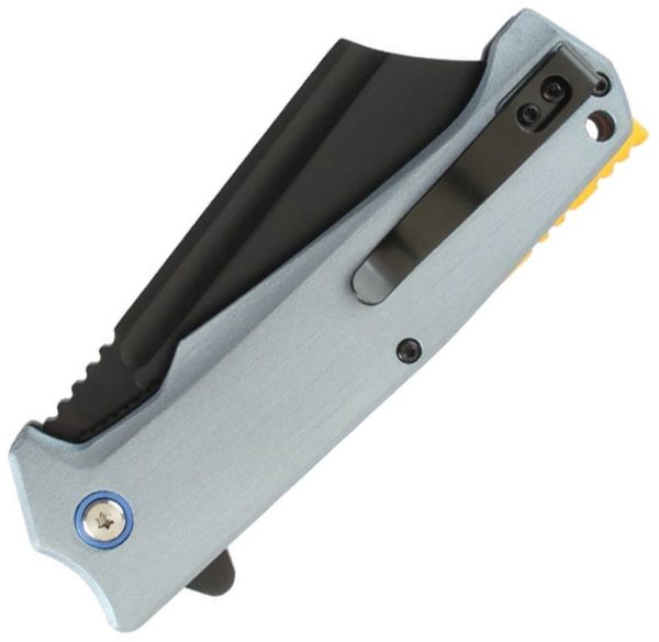 Mtech Linerlock A/O Cleaver Slate Blue Aluminum