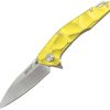 Mtech MTA2050 Linerlock A/O Yellow Thumb Stud