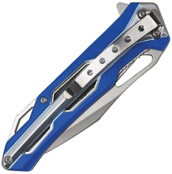 Mtech MTA2051 Linerlock A/O Blue Nylon Overlay