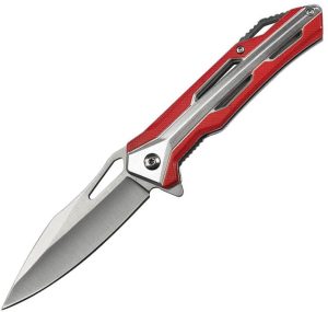 Mtech MTA2051 Linerlock A/O Red Nylon Overlay