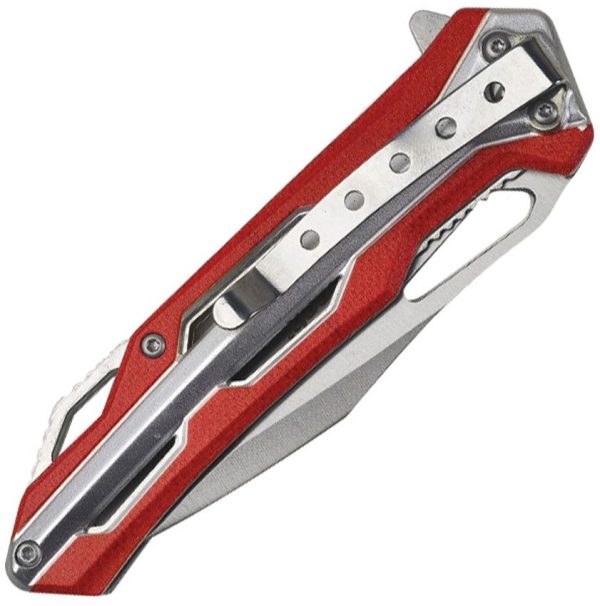 Mtech MTA2051 Linerlock A/O Red Nylon Overlay