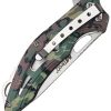 Mtech Linerlock A/O Green Camo Assisted Knife