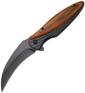 Mtech Linerlock A/O Wood Assisted Knife