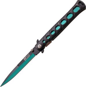 MTech Stiletto Green Assisted Opening Knife