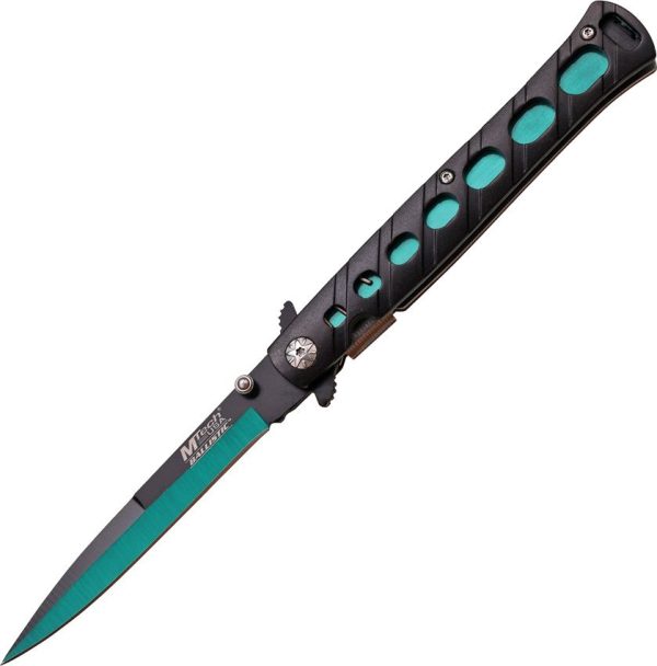 MTech Stiletto Green Assisted Opening Knife