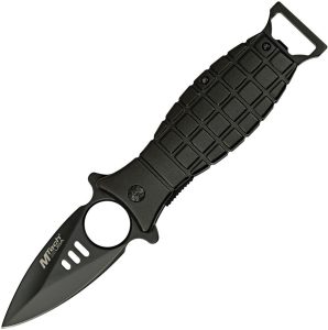 MTech Grenade Linerlock Black Assisted Opening