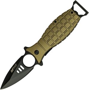 MTech Grenade Linerlock Green Assisted Opening