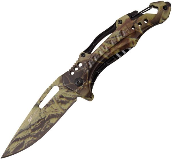 MTech G2 Linerlock Assisted Camo Aluminum Handle