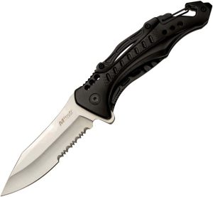 Mtech Linerlock A/O Serrated Assisted Knife