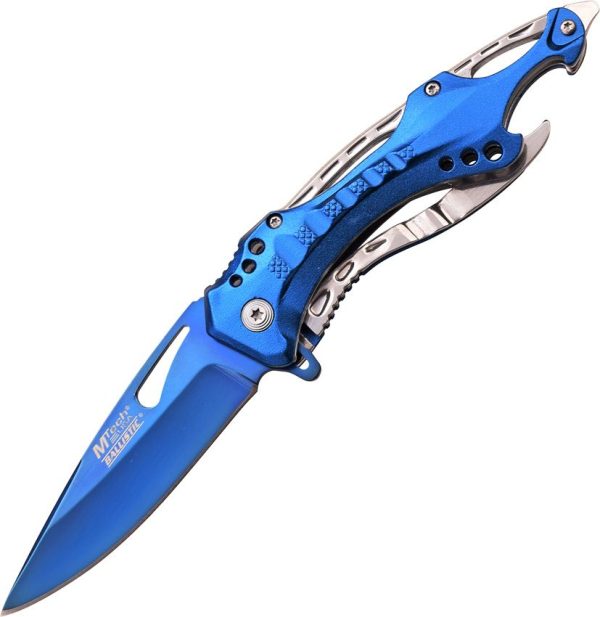 MTech Linerlock Blue A/O - Assisted Opening
