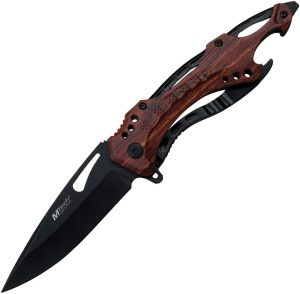 Mtech Linerlock A/O Brown Assisted Knife