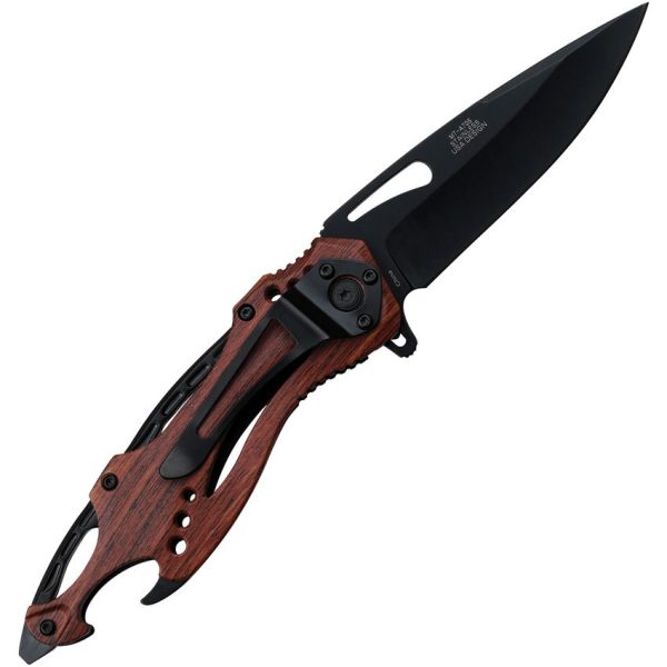 Mtech Linerlock A/O Brown Assisted Knife
