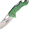 Mtech Linerlock A/O Green Reverse Tanto