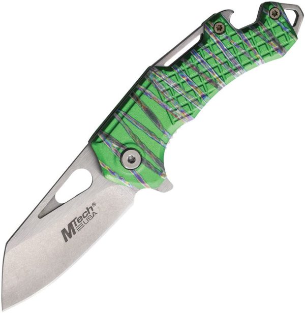 Mtech Linerlock A/O Green Reverse Tanto