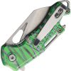 Mtech Linerlock A/O Green Reverse Tanto
