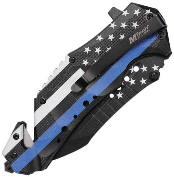 Mtech Rescue Linerlock A/O Police Black
