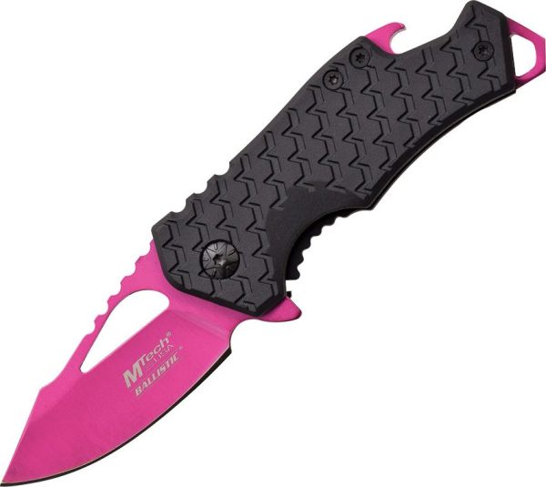 MTech Framelock A/O Pink Assisted Opening Knife