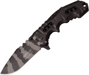 MTech Linerlock Assisted Urban Camo Folding Knife