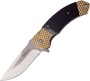 MTA967GB.jpg MTech Framelock Assisted Opening Knife - Gold/Black