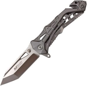 MTech Linerlock A/O Gray Tanto Assisted Folding Knife