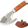 Mtech Axe Flag Fixed Blade 3.5" 3Cr13MoV Stainless Leather