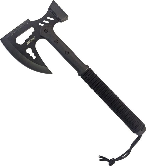 MTech Survival Axe 16.75" Black Stainless Steel Fixed Blade