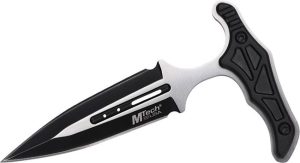 Mtech Push Dagger Black Double Edge