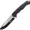 Mtech Fixed Blade 4in Red Acrylic Drop Point