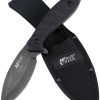 Mtech Fixed Blade Black SW 4" Black G10 Kydex Sheath