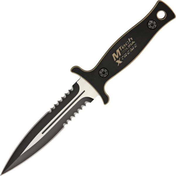MTech Xtreme Boot Knife 440C Dagger - Micarta Handle