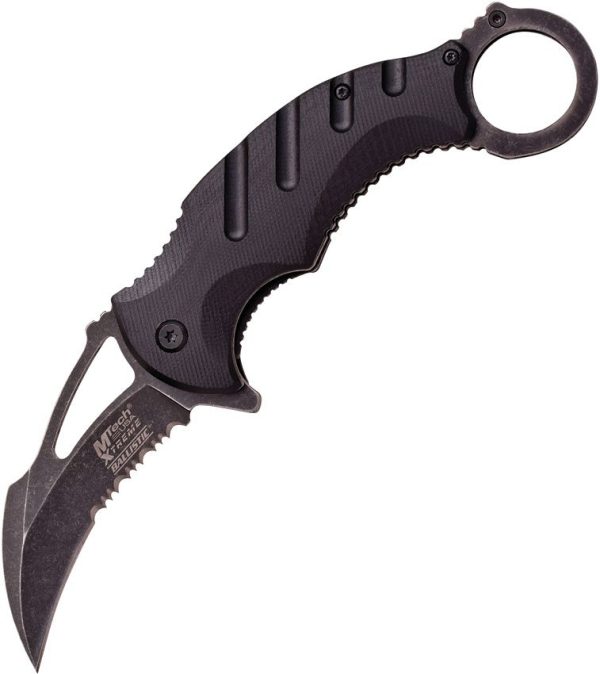 MTech Xtreme Karambit Black Assisted Opening Knife
