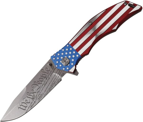 MTech Xtreme Flag A/O Linerlock Assisted Knife