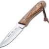 Muela Bison Fixed Blade - Olive Drop Point