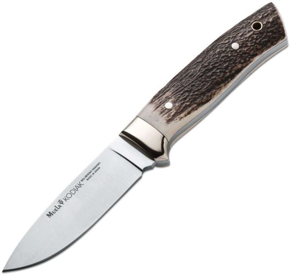 Muela Kodiak Fixed Blade - Stag Drop Point