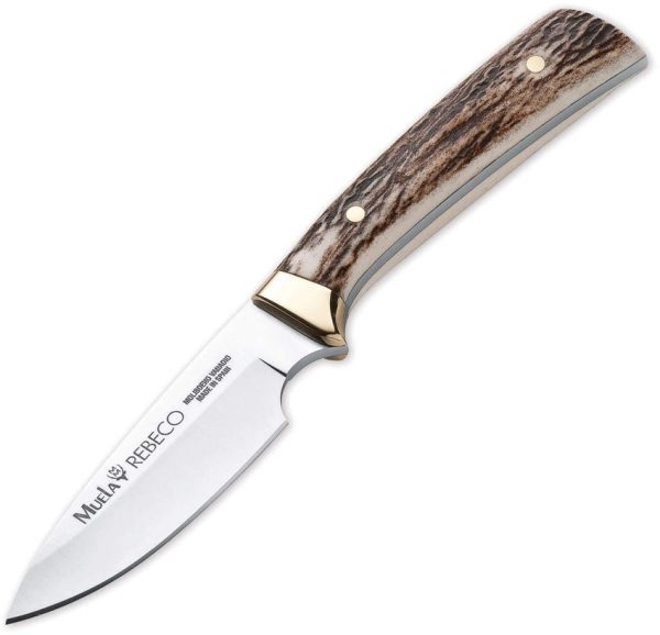Muela Rebeco Fixed Blade - Stag MoVa Steel