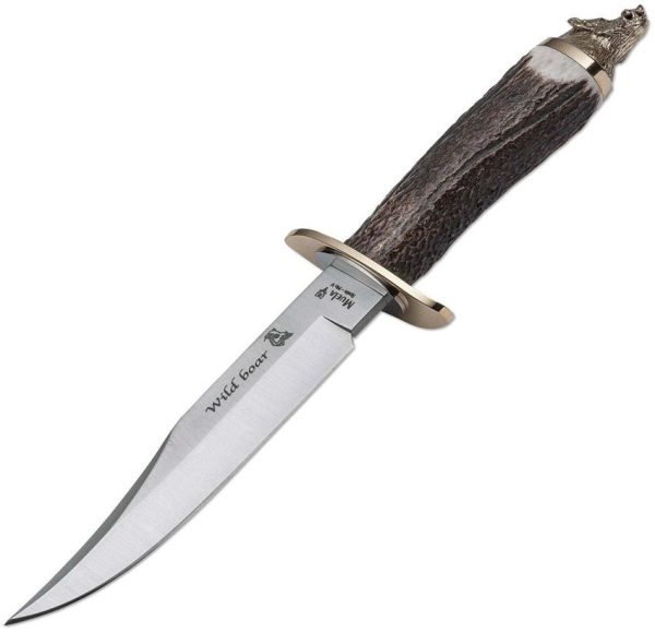 Muela Wildboar Bowie Stag 1.4116 Stainless