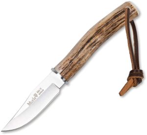 Muela BW-6A Fixed Blade Clip Point - Stag Handle