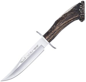 Muela CAZ-16 Fixed Blade Clip Point - Crown Stag