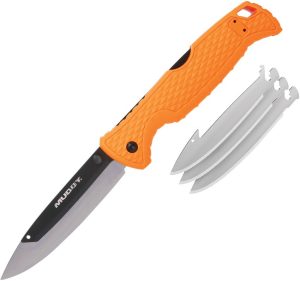 Muddy SWAP Lockback Orange 3.5in Replaceable Blade