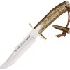 Muela Gredos 16 Fixed Blade - Red Stag Antler