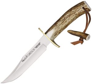 Muela Gredos 16 Fixed Blade - Red Stag Antler
