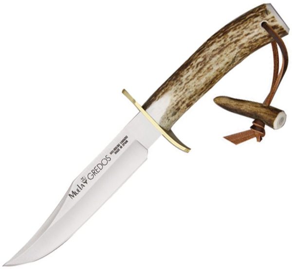 Muela Gredos 16 Fixed Blade - Red Stag Antler