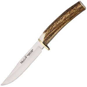 Muela Fixed Blade - Crown Stag Handle 440A
