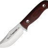 Muela Mustang Fixed Blade - Brown Wood Handle