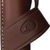 Muela Mustang Fixed Blade - Brown Wood Handle