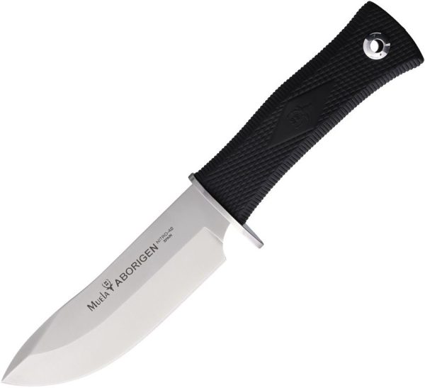 Muela Aborigen Fixed Blade - Black Rubber
