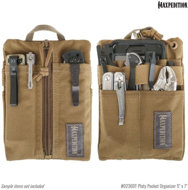 Maxpedition Platy Pocket Organizer 5x7 Dark Tan