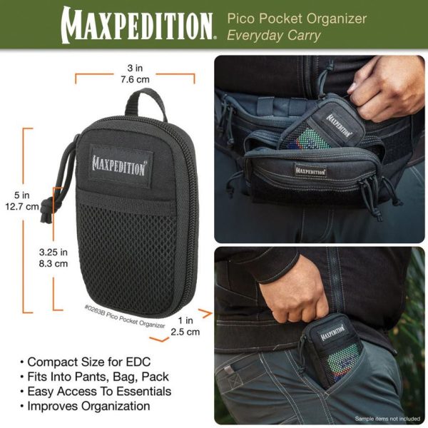 Maxpedition Pico Pocket Organizer Wolf Gray