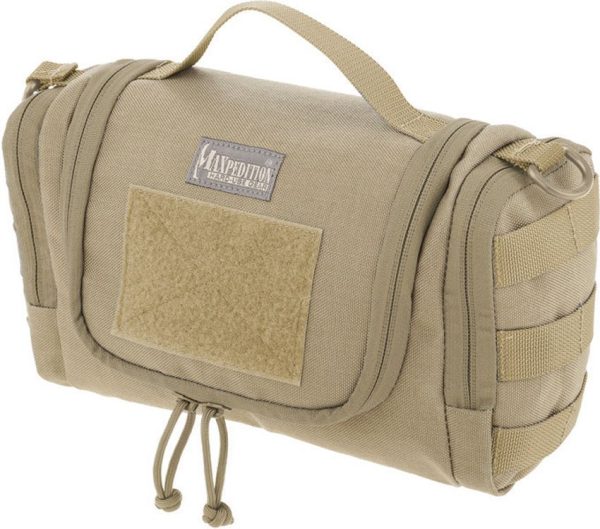 MX1817K.jpg Maxpedition Aftermath Compact Toiletry Bag Khaki EDC Gear